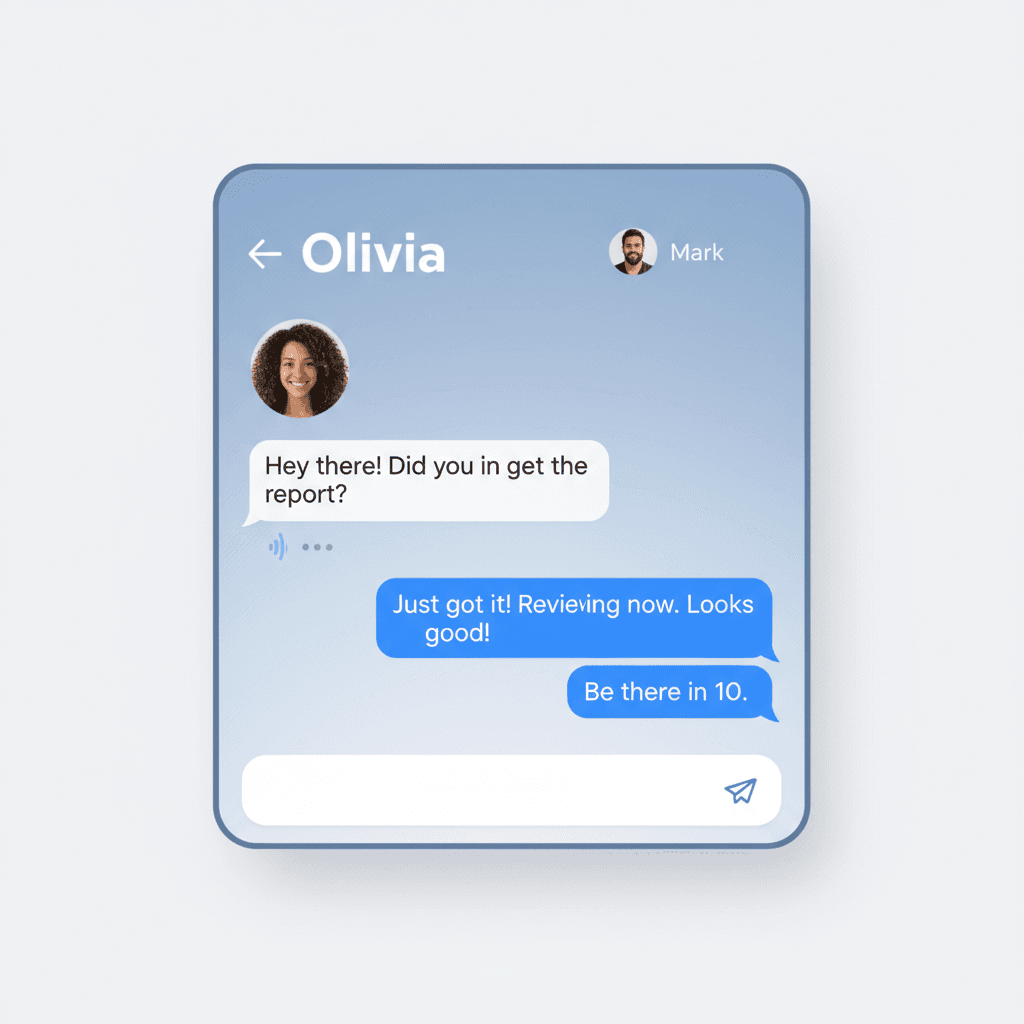 Itz Femiranking messaging interface with active chat