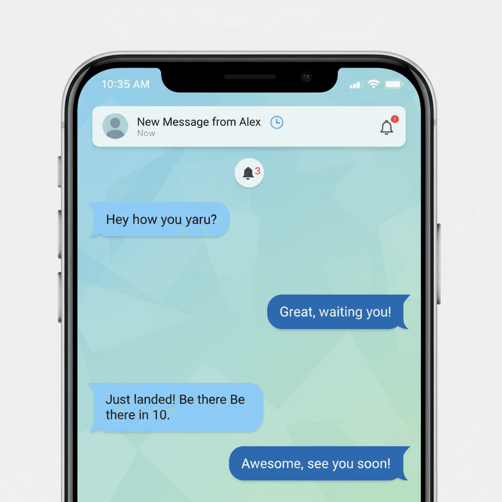 Real-time messaging interface