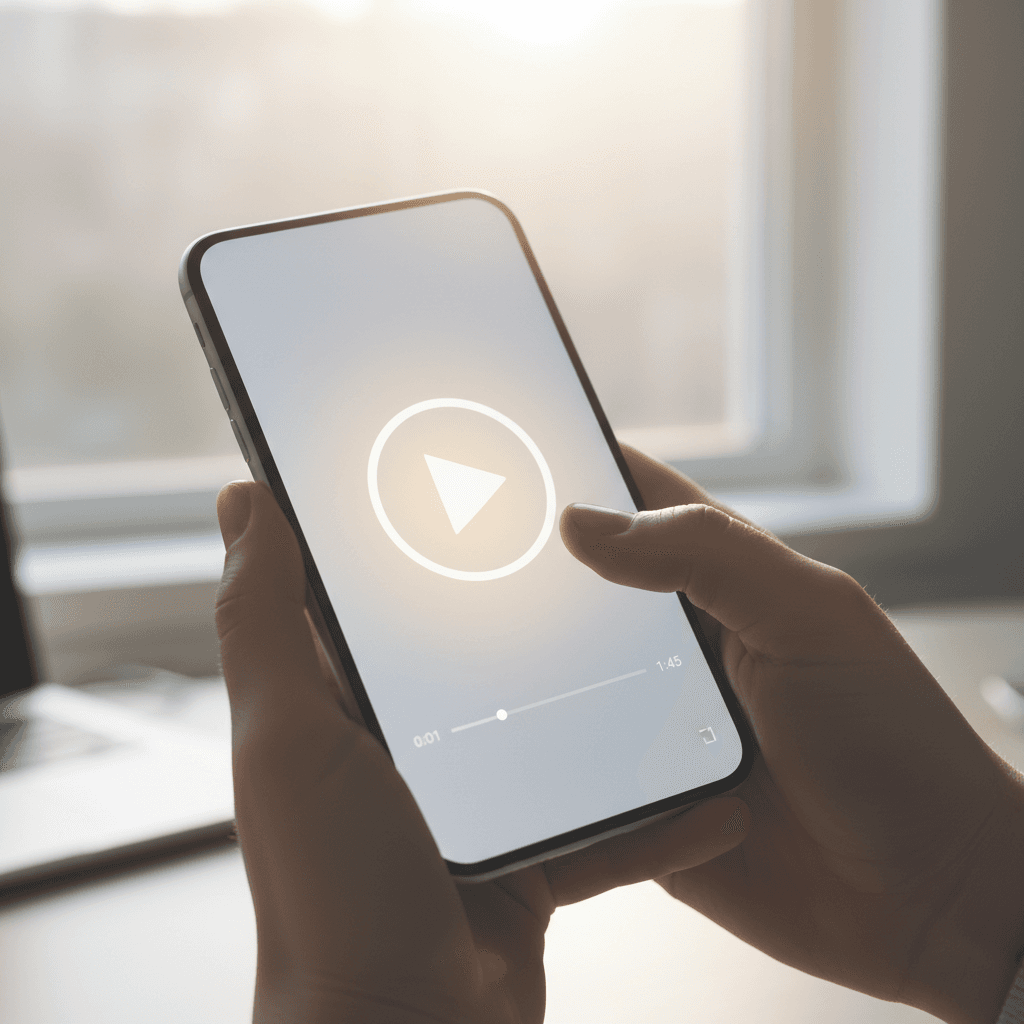 Video call screen with camera toggle
